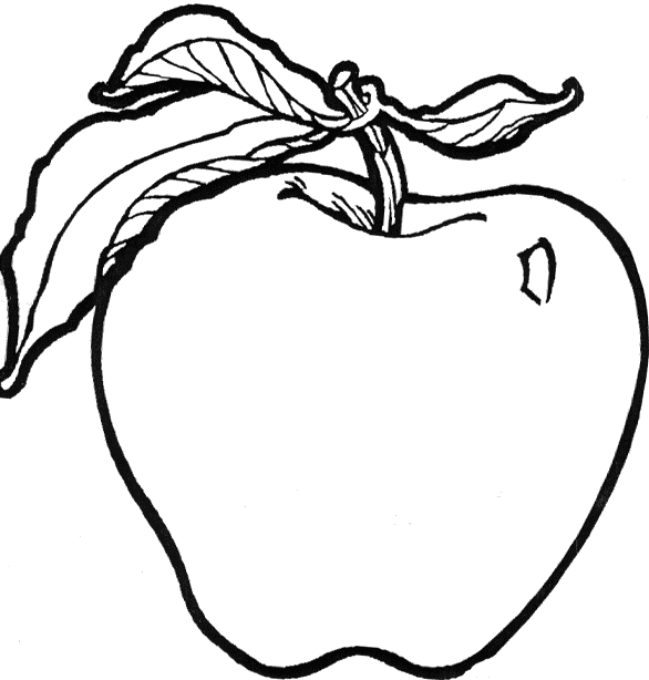 Dibujos De Manzanas Para Colorear