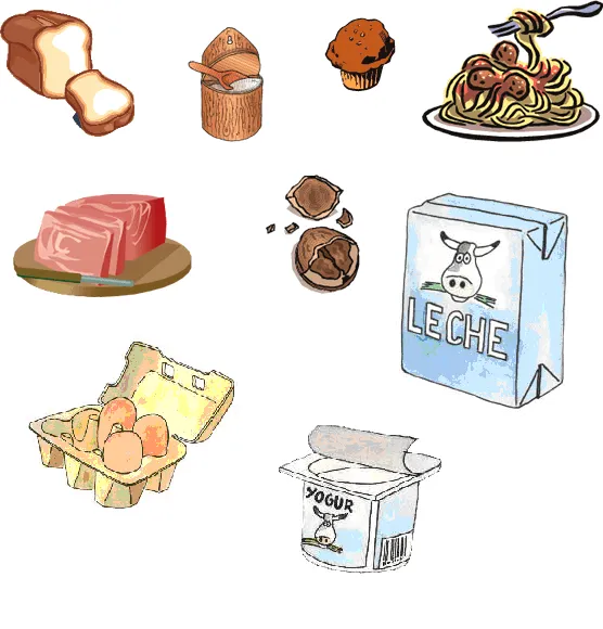 Dibujos alimentos saludables para niños - Imagui