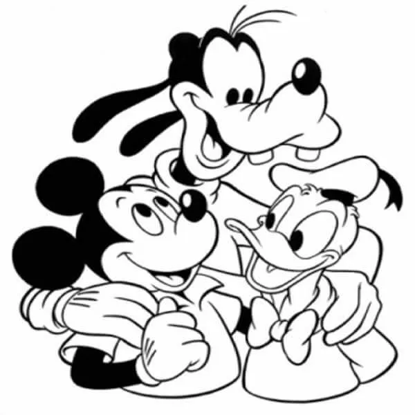 Dibujos de Mickey Mouse para Pintar, Dibujos para Pintar