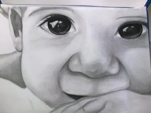 Dibujos de bebés a lapiz faciles - Imagui