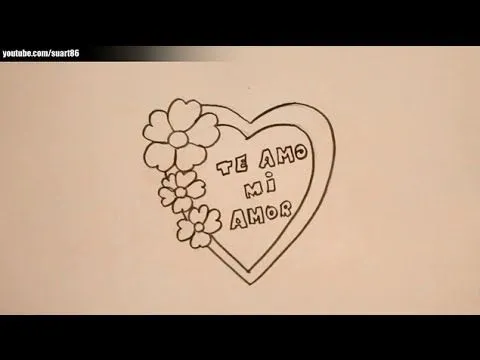 Dibujos de amor para mi novia - YouTube