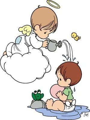 Dibujos angelitos bebés tiernos - Imagui
