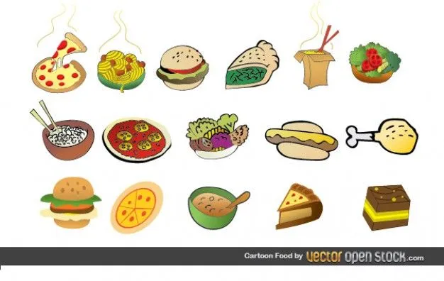 Dibujos animados de alimentos nutritivos - Imagui