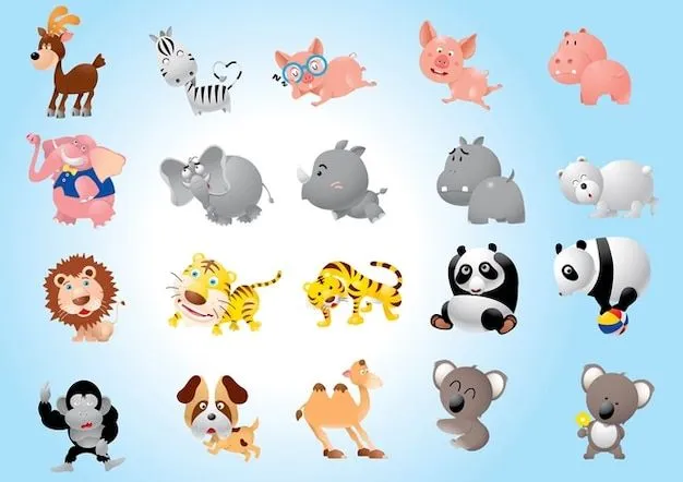 dibujos animados animal de carga | Descargar Vectores gratis