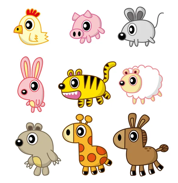 Dibujos animados de animales — Vector stock © mocoo2003 #8094113