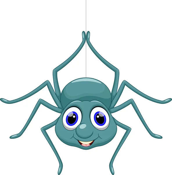 Dibujos animados de araña tarántula lindo — Vector stock ...
