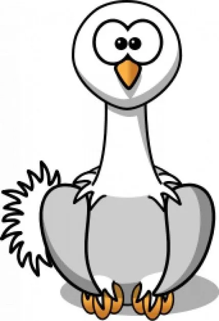 dibujos animados de avestruz | Descargar Vectores gratis