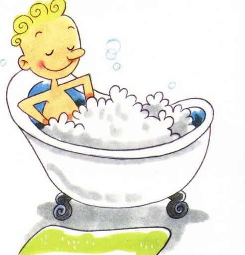 Dibujos animados de bañarse - Imagui