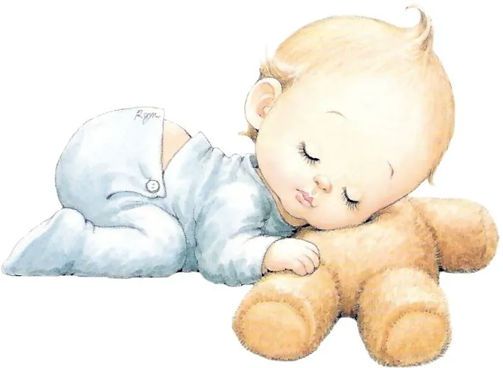 Dibujos de un bebé durmiendo para colorear - Imagui