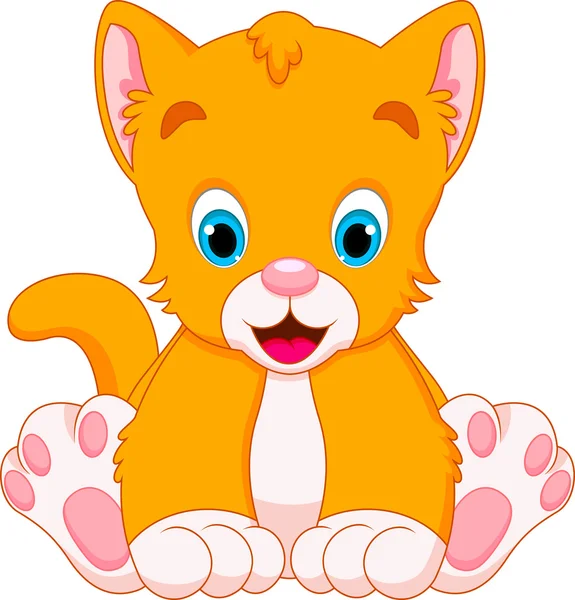 dibujos animados de bebés de gato — Vector stock © irwanjos2 #36547473
