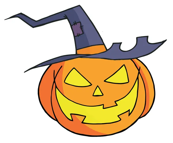 Dibujos animados de calabaza de halloween — Foto stock © HitToon ...