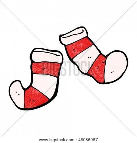 dibujos animados de calcetines de rayas Fotos stock e Imágenes ...