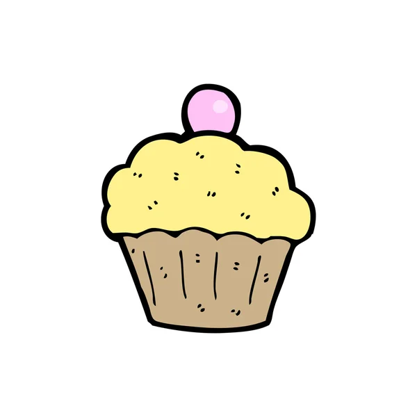 Dibujos animados de cereza muffin — Vector stock © lineartestpilot ...