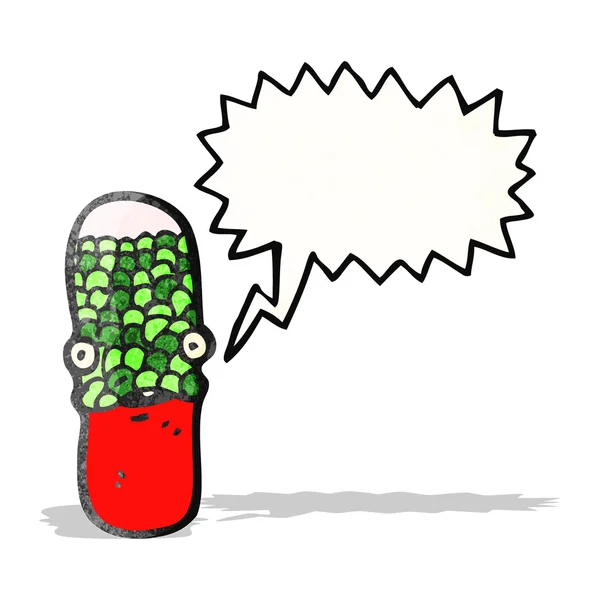 Dibujos animados drogas cápsula — Vector stock © lineartestpilot ...