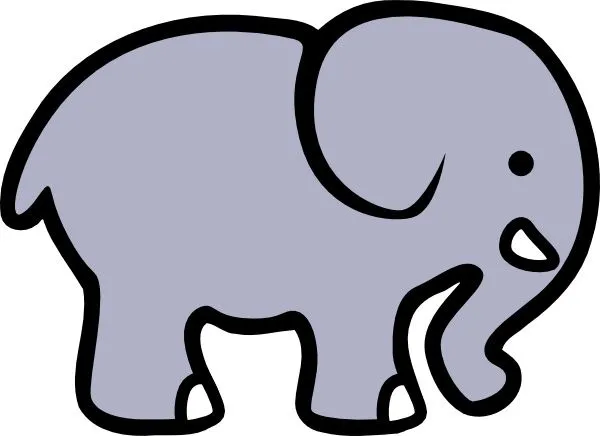 Dibujos animados de elefantes clipart Vector de imágenes ...
