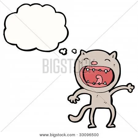 dibujos animados gato molesto Fotos stock e Imágenes stock | Bigstock