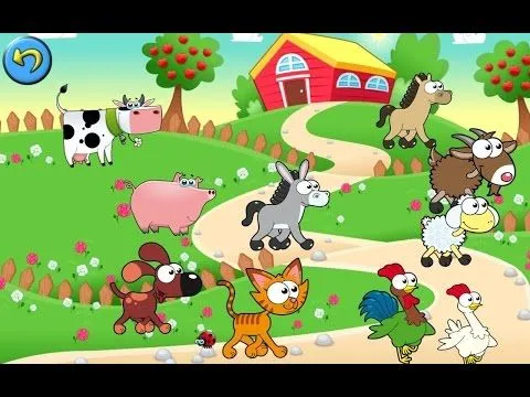 dibujos animados de granjas de animales, dibujos para niños - YouTube