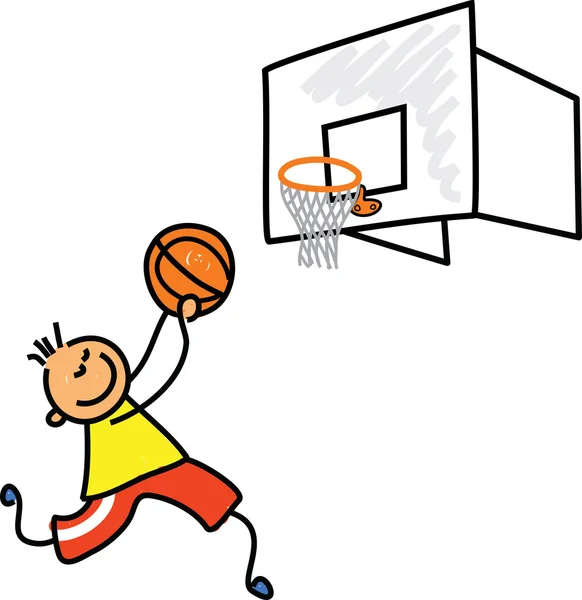 Dibujos animados infantiles de baloncesto — Vector stock © Prawny ...
