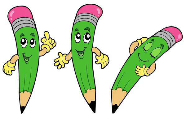 varios dibujos animados lápices — Vector stock © clairev #3569456 varios dibujos animados lápices — Vector stock © clairev #3569456