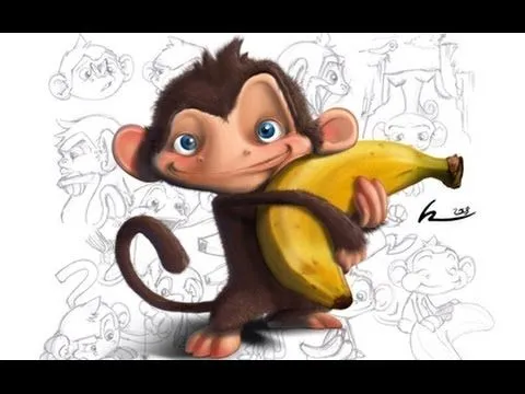 dibujos animados del mono para niños - YouTube