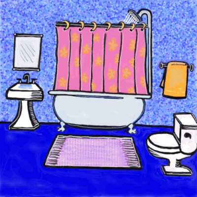 Dibujos animados ninos tomando un baño - Imagui