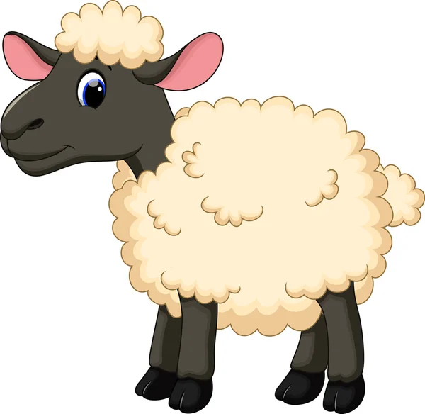 Dibujos animados de oveja bonita — Vector stock © irwanjos2 #68621721