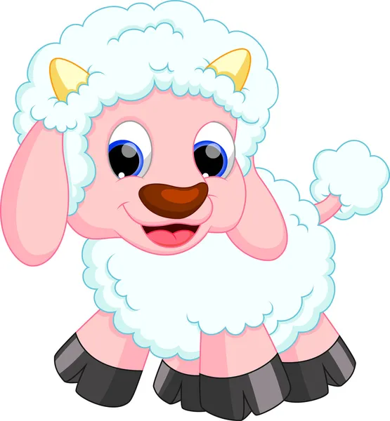 Dibujos animados de ovejas — Vector stock © irwanjos2 #40749521