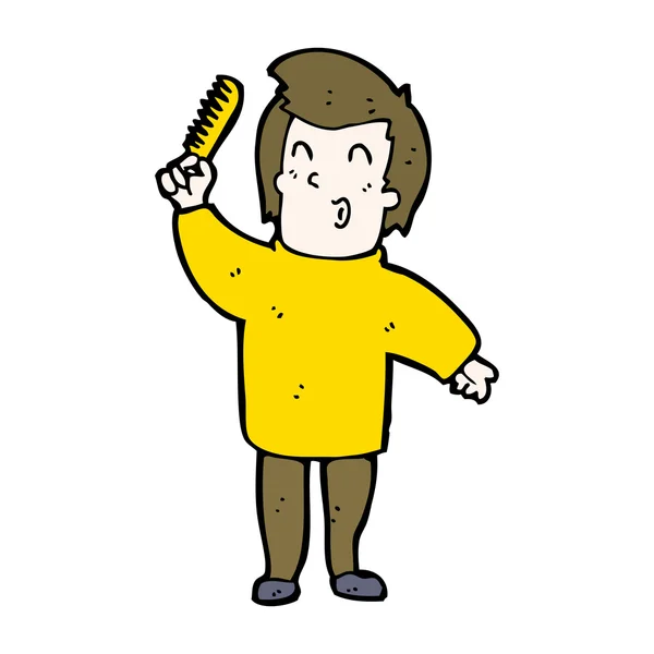 dibujos animados de pelo peinado hombre — Vector stock ... dibujos animados de pelo peinado hombre — Vector stock ...
