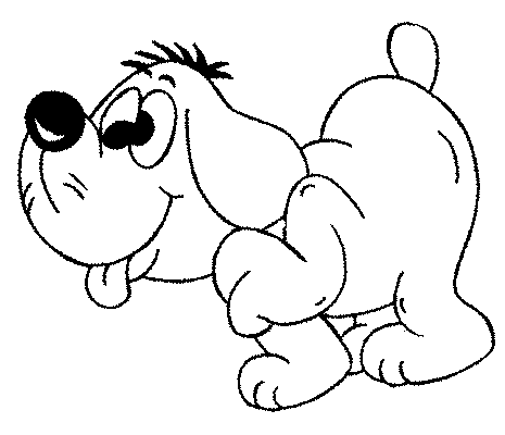 Dibujos animados de perritos para colorear - Imagui