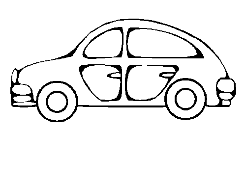 Dibujos animados para pintar autos - Imagui