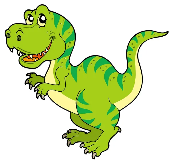 Dibujos animados de tiranosaurio rex — Vector stock © clairev #3569406