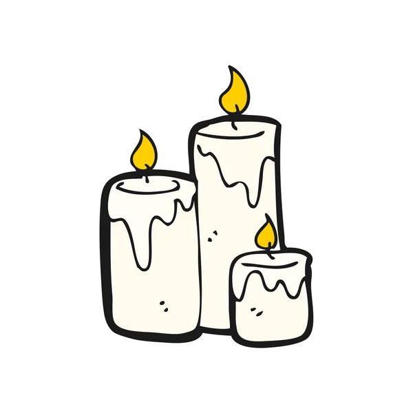 Dibujos animados de velas — Vector stock © lineartestpilot #14924545