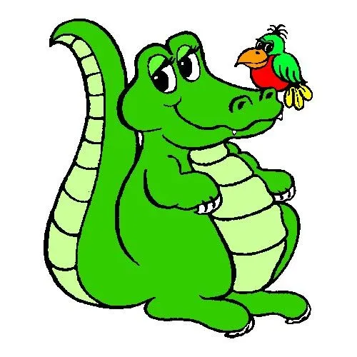 Dibujos infantiles cocodrilos - Imagui