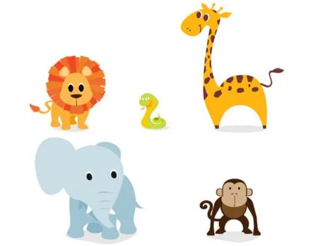 Animales de la selva dibujos animados - Imagui