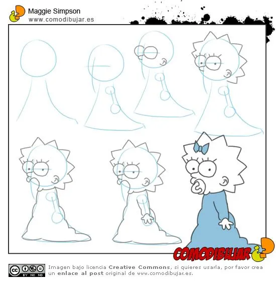 Dibujos de los Simpson para dibujar faciles - Imagui