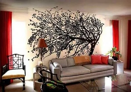 Dibujos de arboles para pintar en pared - Imagui