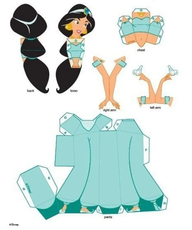 dibujos para armar on Pinterest | Disney, Disney Princes and Frozen