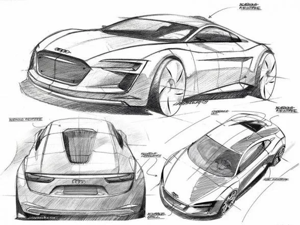 Dibujos de autos a lápiz fáciles - Imagui