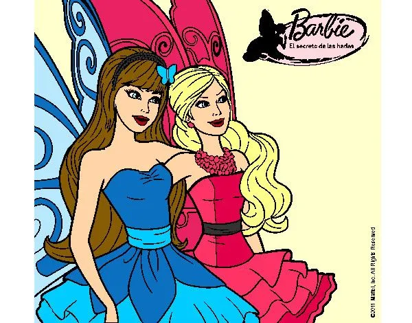 Dibujos de Barbie El secreto de las hadas para Colorear - Dibujos.net