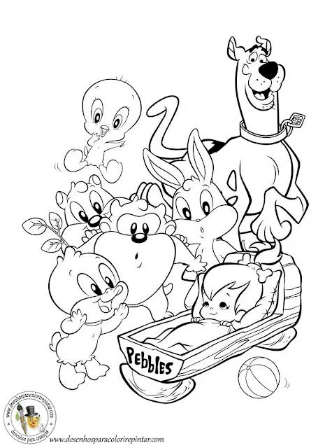 Dibujos de Bebes looney tunes para imprimir y colorear ...
