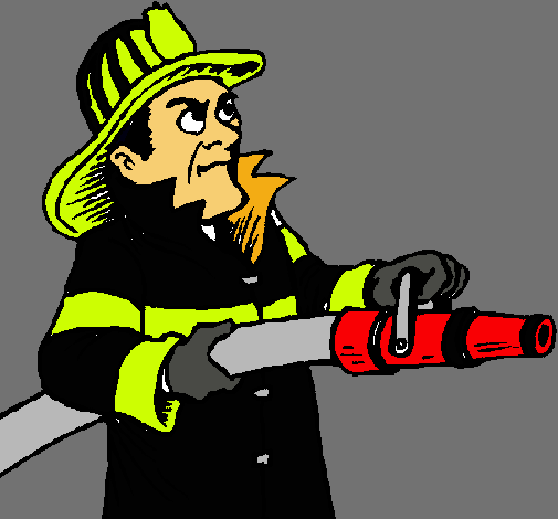 Dibujos de bomberos apagando fuego - Imagui