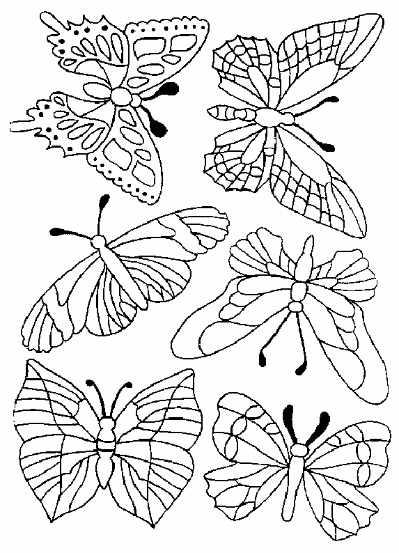 Dibujos para bordar de mariposas - Imagui