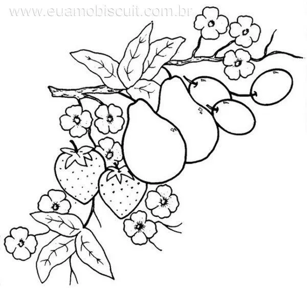 Dibujos para bordar a mano frutas - Imagui | bordados | Pinterest ...