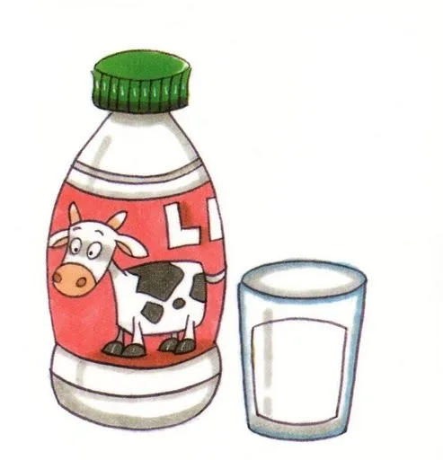  de leche dibujos de botellas leche para imprimir botella y vaso de ...