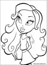 Dibujos de Bratz para colorear en Colorear.net Dibujos de Bratz para colorear en Colorear.net