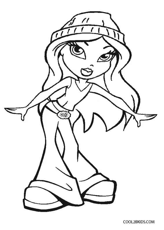 Dibujos de Bratz para colorear - Páginas para imprimir gratis Dibujos de Bratz para colorear - Páginas para imprimir gratis