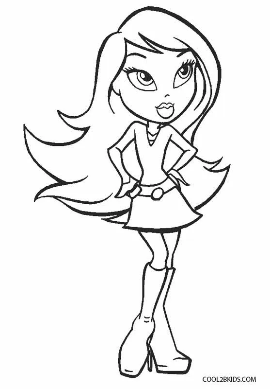 Dibujos de Bratz para colorear - Páginas para imprimir gratis Dibujos de Bratz para colorear - Páginas para imprimir gratis
