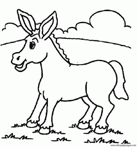 Dibujos de mulas para colorear - Imagui