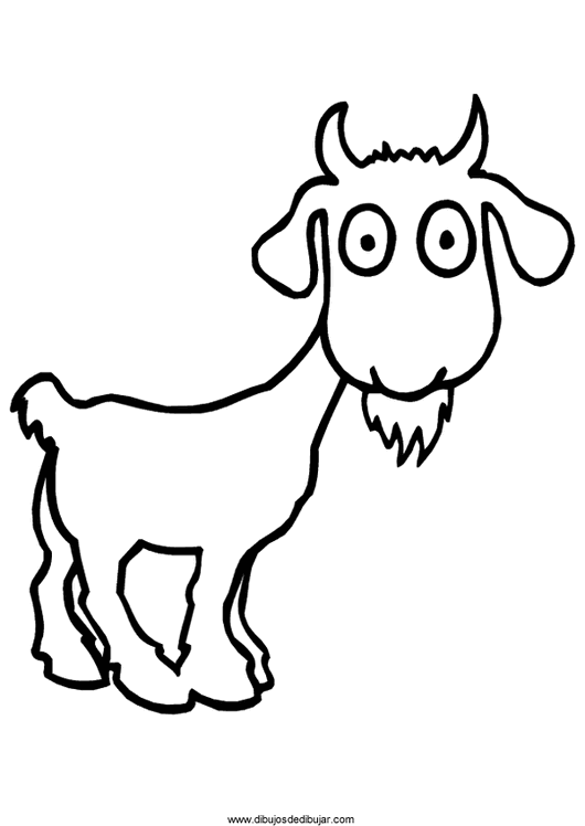 Dibujos de cabras montesas para colorear e imprimirDibujos de dibujar