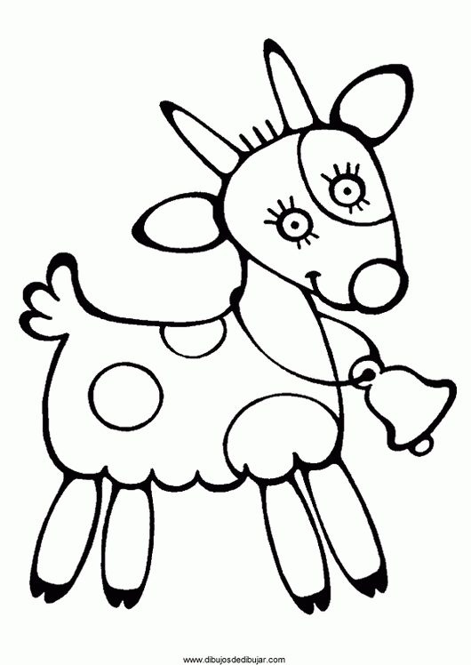 coloring-goats-013 | Dibujos de dibujarDibujos de dibujar